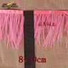 Borlas Decorativas de Pena DIY, Acabamento de Pena de Avestruz, Bainha de Vestido/Saia de Palco, Acessórios de Roupa, Renda, Tiras de Pena