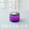 Venta al por mayor del fabricante Taza de aromaterapia simple Decoración del hogar Vidrio para velas Bonita Botella de vidrio redonda vacía con tapa