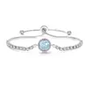 Pulsera Cortada de Fuegos Artificiales Más Vendida en Transmisión en Vivo con Diamante de Alto Carbono y Padparadscha Chapada en Oro Real Joyería, Envío Directo en Transmisión en Vivo