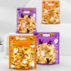 Nuevas Bolsas de Halloween, Bolsas Autoportantes para Dulces, Bolsas de Empaque para Galletas Copo de Nieve Repostería, Bolsas de Cierre Ziplock de Dibujos Animados, Bolsas para Alimentos