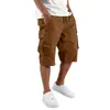 Shorts de Trabajo para Hombre de Comercio Exterior Transfronterizo Primavera 2025, Pantalones Cargo Deportivos Casuales Multibolsillos, Shorts de Secado Rápido para Hombre