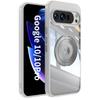 Adequado para Capa de Celular Google Pixel 10A, Google 10 Pro Xl, Suporte de 360 Graus, Capa Protetora Magnética Sem Fio