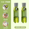 Cepillo para Tapa de Vaso Tres en Uno, Cepillo Portátil para Botellas, Juego de Cepillos de Limpieza, Cepillo para Boca de Vaso, Cepillo para Taza Térmica, Herramienta de Limpieza para Vasos de Agua