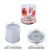 Molde de Resina de Cristal DIY Amapola Redondo Cuadrado Hexagonal Portalápices Maceta para Suculentas Molde de Silicona
