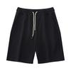 [Artículos Estrictamente Seleccionados] 10 Colores Peso Pesado Algodón Puro Estilo Japonés Rizo Deportivo Retro Cordón Cinco Puntos Shorts Casuales para Hombre