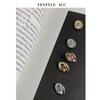 SIM Botão de Metal Quadrado de Diamante Yesen Acessórios para Roupas Femininas Botão Decorativo Cardigan de Tricô Camisa Botão de Roupa