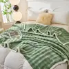 Manta de Pelúcia Coelho Bolha Transfronteiriça Flannel Fleece de Coral Cobertor de Ar Condicionado para Sofá Cobertor de Soneca Manta Grossa de Inverno