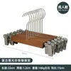 Percha para Ropa de Mujer Tienda de Ropa Percha de Madera para Ropa Venta al por Mayor Percha de Madera Antideslizante con Flocado para Niños Colgador de Ropa de Madera Sólida Estante para Pantalones Retro Almacenamiento de Madera Maciza