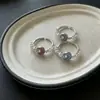 Anillo Estrella Luna Azul Glaciar 2026 Estilo Nuevo Diseño de Nicho Sensación de Alta Gama Anillo para Dedo Índice Anillo Ajustable para Mujeres