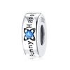 Cuentas Espaciadoras de Enchufe Serie Estrella Creativa Pegamento Cuentas de Plata Esterlina S925 Accesorios para Pulsera de Mujer DIY Cuentas Sueltas Plateadas