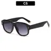 Gafas de Sol Cuadradas Retro Simples con Clavos de Arroz Estilo Callejero de Moda Gafas de Sol Europeas Americanas Moda Protección Solar al Aire Libre Personalidad Gafas de Sol Transfronterizas