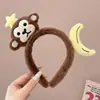 Diadema de Felpa Linda Otoño Invierno para Niños Dulce Dibujo Animado Domador de Cabello Diadema Estilo Coreano Exquisito Pasador para el Cabello Goma para el Cabello Accesorios para el Cabello