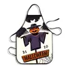 Delantal Creativo y Original con Estampado de Calabaza de Halloween Delantal de Cocina Impermeable de Poliéster Delantal para Barbacoa al Aire Libre Venta al por Mayor