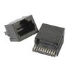 52W-Todo Plástico 10P10C Rj48 Tipo Soldadura Conector Hembra Rj48 Zócalo de Red Interfaz Conector de Enchufe Directo