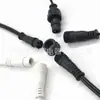 Cable de alimentación de línea CC de tres núcleos, impermeable, macho y hembra, enchufe DC 5.5*2.1/3.5, cable de enchufe impermeable de dos núcleos y cuatro núcleos, macho y hembra