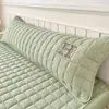 Funda de almohada larga acolchada anti-saliva anti-aceite para el cabello doble funda de almohada pareja tira larga funda de almohada integrada resistente a la suciedad especial para núcleo de almohada