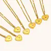 Moda Europeia e Americana Transfronteiriça Nicho Versátil Pingente Aço Inoxidável Banhado a Ouro 18K Mini Zircônia Coração Flor de Mês Colar