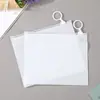 Saco Plástico Fosco com Fecho Tipo Zíper e Aba de Puxar, Saco Transparente com Zíper para Embalagem de Viagem, Saco para Armazenamento de Beleza e Joias, Saco Autoadesivo