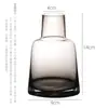 Jarrón Escandinavo Ins Simple Creativo Transparente Vidrio Recipiente Hidropónico Arreglo Floral Escritorio Oficina Adornos Botella de Vidrio
