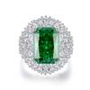 Anillo de Plata S925 Baphne Jewelry Más Vendido con Gema Imitación Esmeralda para Mujer Anillo de Diamante de Alto Carbono Paraibaho