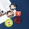 Los diseños de muestra son aleatorios, el tamaño y la artesanía se pueden personalizar, hay varias especificaciones disponibles, Insignias de moda, Artículos conmemorativos en forma de corazón de marca compartida