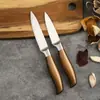 Amazon Acero Inoxidable de Alta Calidad Imitación Madera Cuchillo de Cocina Doméstico Cuchillo de Chef Afilado para Cortar Set de Cuchillos de Cocina Regalo