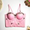 Europeu e Americano frisado cuecas Outer Wear Big Backless Sexy ajustável Strapless Nightclub Spice Girls Shaping Top Spot Atacado