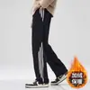 Pantalones Deportivos Rectos de Terciopelo de Invierno para Hombre Marca Trendy Pantalones de Caída Estilo Americano Pantalones Casuales de Primavera y Otoño Trendy