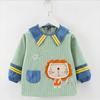 Abrigo para niña, ropa de princesita, delantal estilo occidental, otoño e invierno, ropa para comer para niños, babero impermeable para bebé, anti-suciedad, para arroz