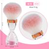 Cepillo para polvo de uñas nuevo transfronterizo cepillo de limpieza de cabeza grande copa de vino reloj de arena pelo suave herramientas de belleza para limpiar polvo