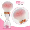 Cepillo de Polvo para Manicura Nuevo Transfronterizo Tipo Copa de Vino Reloj de Arena Pelo Suave Cabeza Grande Cepillo de Limpieza Polvo de Limpieza Herramienta de Belleza
