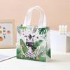 Fabricante de Bolsas Reutilizables de Tela No Tejida, Bolsas de Compras Laminadas con Estampado Animal, Bolsas Pequeñas, Bolsas de Regalo, Bolsas para Dulces de Halloween