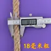 Cuerda de Yute Cuerda de Atar Cuerda Gruesa y Delgada de Cáñamo Tejida a Mano Material DIY Decoración de Etiquetas Rascador para Gatos Cuerda para Tirar de Tubería de Agua