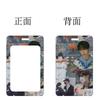 Juego de tarjetas periféricas Wang Yibo Star, bolsa para tarjetas de comida para estudiantes del campus, cordón largo, control de acceso al autobús y al metro, juego de PVC de marca