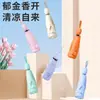 Paraguas de Color Sólido Muy Atractivo con Mango de Pétalo 50% de Descuento, Protección UV, Fácil de Transportar, Sombrilla Compacta y Exquisita
