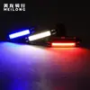 Luz de Bicicleta Meilong Luz Traseira Luz de Cauda Bicicleta de Montanha Estrada Carregamento USB Luz de Aviso Luz para Pedalar à Noite Equipamento de Ciclismo ao Ar Livre