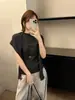 Mmc Dition Tejido de Punto de Cuello Alto Medio para Mujer 2026 Primavera Nuevo Estilo Top sin Mangas Chaleco Ajustado Chal Dos Piezas