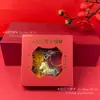 Llavero Colgante Shuibei Oro Impulsor de Dinero Colgante Caballo Pequeño Zodiaco Cadena para Teléfono Funda Caja de Regalo Fabricante Mayorista