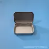 Pen Drive Usável Caixa Quadrada de Lata Caixa de Lata para Doces ou Pílulas Bálsamo de Sabão para Sobrancelhas Caixa de Lata Push-Pull Caixa de Lata Pequena com Tampa Articulada