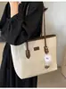 Bolso grande transfronterizo para mujer, bolso de gran capacidad, bolso de hombro moderno, bolso de mano para ir al trabajo, popular para mujer 2024