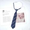 Corbata Azul Estilo Universitario jk Camisa Holgada Sin Golpes Accesorios Ropa Académica Rayada Japonesa Corbata de Lazo Mano Femenina Golpea Masculino dk