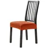 Funda elástica para silla de comedor Funda para silla de hotel Funda para cojín de asiento de silla de comedor para el hogar Funda a prueba de polvo resistente al desgaste para silla de mesa de comedor de hotel