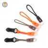 Cordón de TPU moldeado por inyección personalizado con tirador de cremallera translúcido hueco para ropa, bolsos y chaquetas, con tirador desmontable
