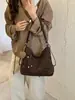 Heng Geng Nuevo Bolso de Axila Holgado con Estampado de Leopardo para Perezosos, Bolso Tote Grande de Capacidad para Mujer, Bolso Cruzado de Hombro Único para el Viaje Diario