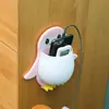 Nuevo Lindo Estante de Almacenamiento de Pingüino para Baño, Cepillos de Dientes y Cosméticos, Almacenamiento Montado en Pared para Dormitorio, Organización y Almacenamiento junto a la Cama