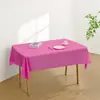 Manteles Desechables de PEVA de Color Sólido al por Mayor en Stock para Fiestas y Festividades, 137*183cm, Exclusivamente para Suministro Transfronterizo