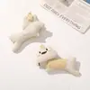 Tela de Felpa de Dibujos Animados Rellena de Algodón Malla Cereza Cachorro DIY Colgante para Bolso Broche Accesorios para Ropa