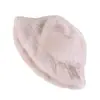 Gorro de Pelo para Mujer 2025 Nuevo Otoño e Invierno Felpa Sombrero de Pescador Circunferencia de Cabeza Grande Sombrero Cubo Coreano Mostrando la Cara Sombrero de Cubo Pequeño para Hombre