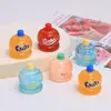Barril Ton-Ton Tridimensional Botella Creativa para Bebidas Juguete de Comida Dibujos Animados Accesorios para Joyería DIY Material de Accesorios Pequeños de Resina de Pegamento en Crema