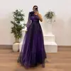 Transfronterizo 2024 Europeo y Americano Primavera y Otoño Nuevo Vestido de Malla Estampado con Hombro Descubierto Informal Suelto para Fiesta